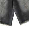  SWE INTERCUT DENIM SHORTS - WASHDED BLACK 