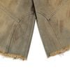  SWE INTERCUT DENIM SHORTS - DUSTED BROWN 