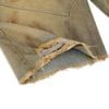  SWE INTERCUT DENIM SHORTS - DUSTED BROWN 
