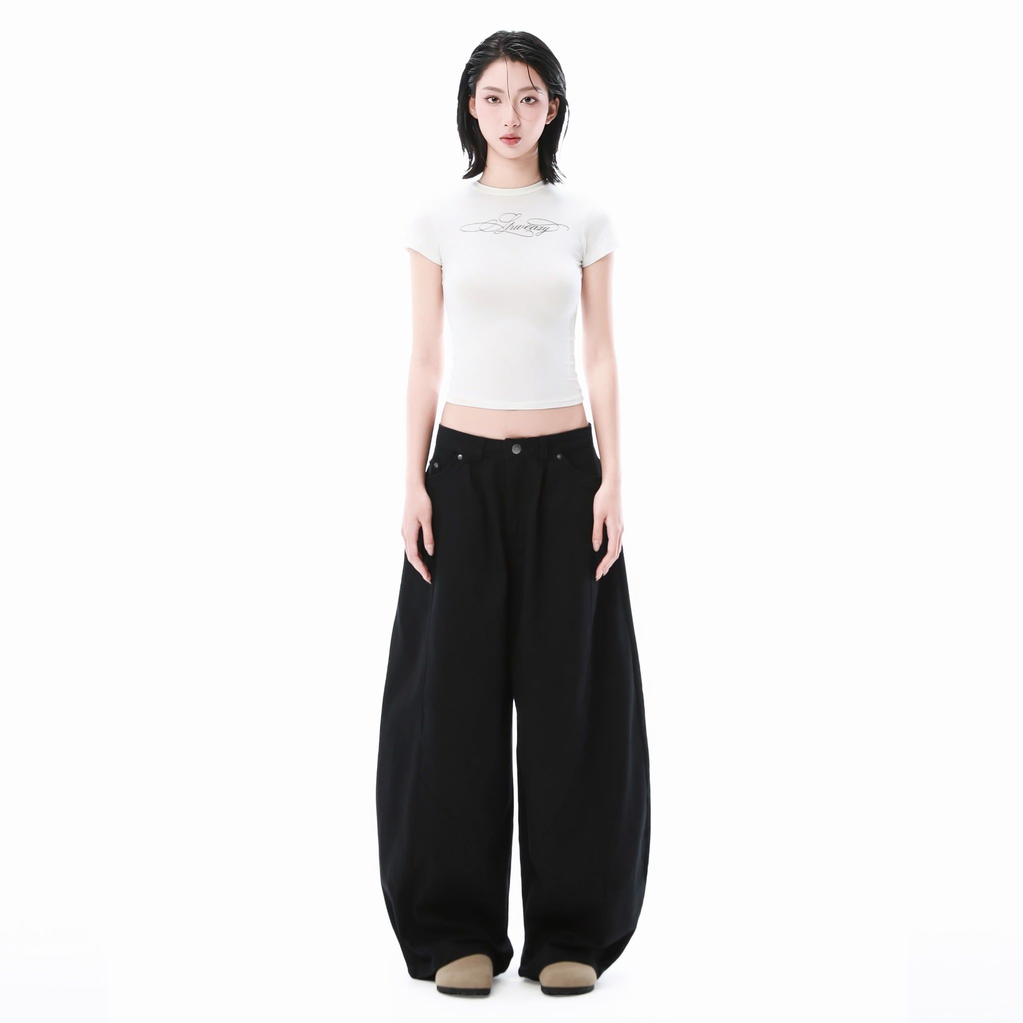  SWE FLOW BABY TEE - WHITE 