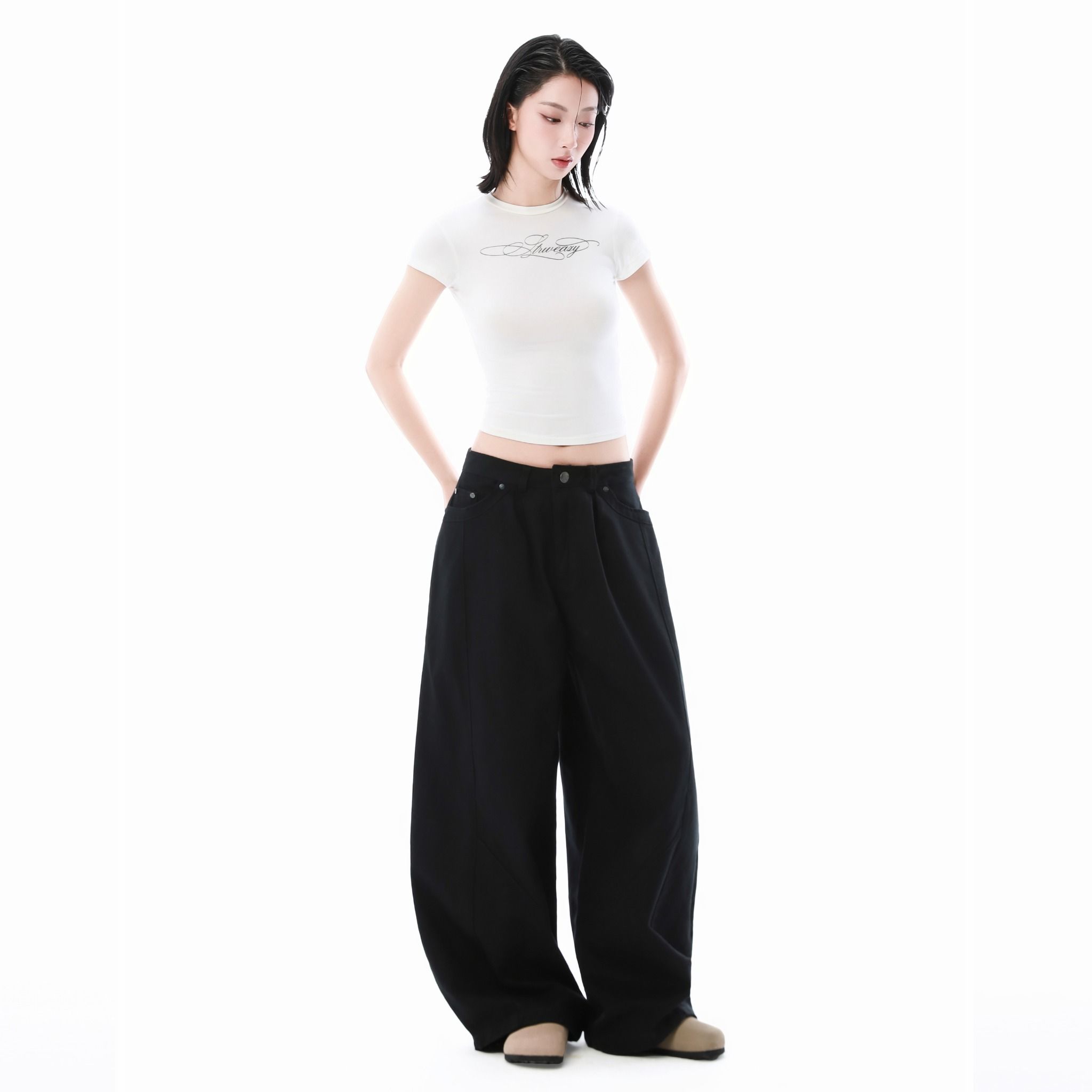  SWE FLOW BABY TEE - WHITE 