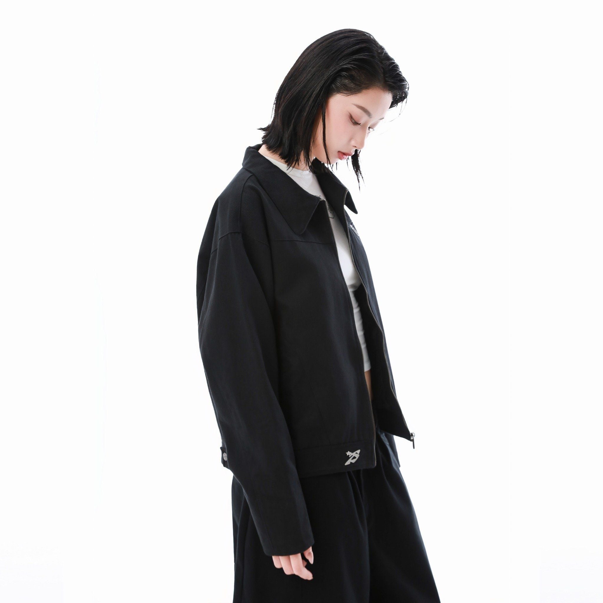 SWE SCRIPT JACKET - BLACK 