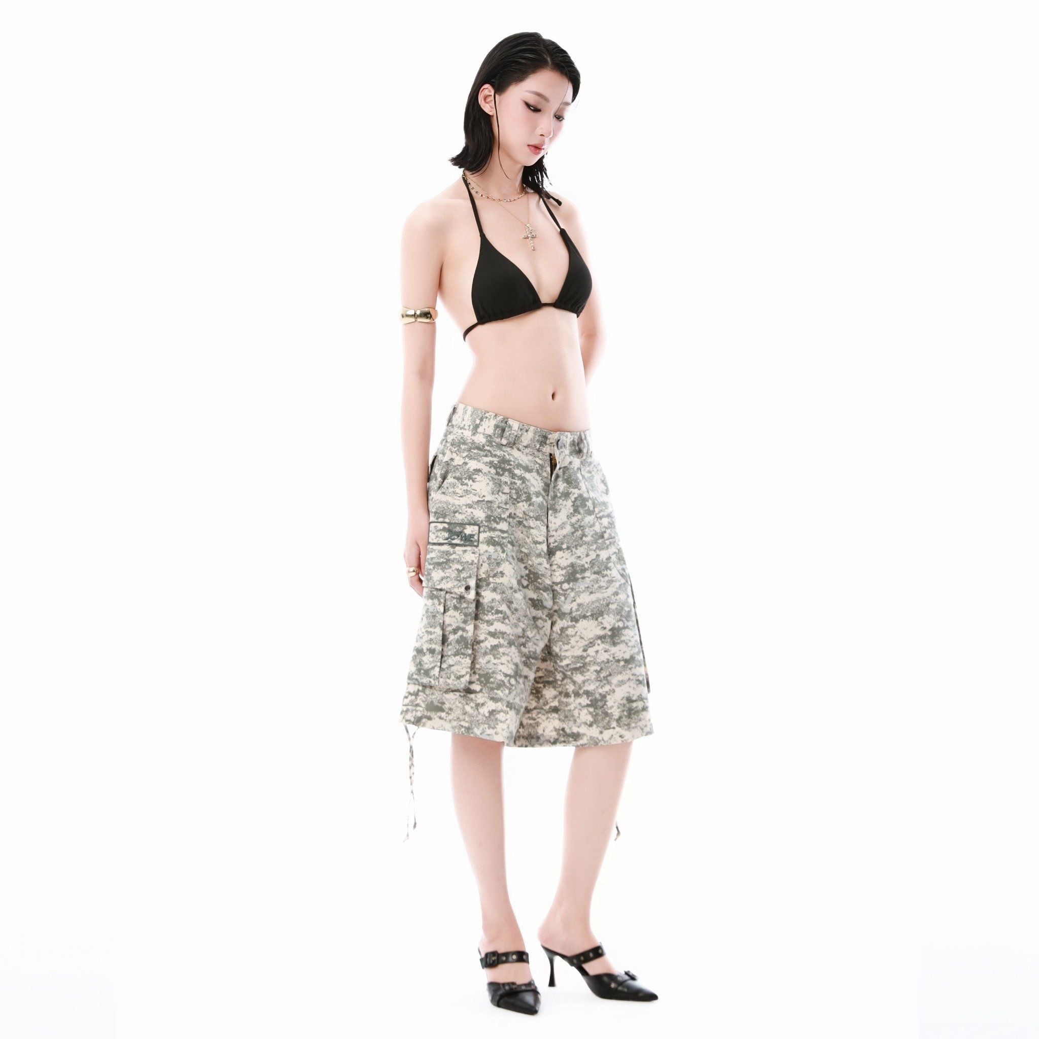  SWE CARGO SHORTS - SNOW CAMO 