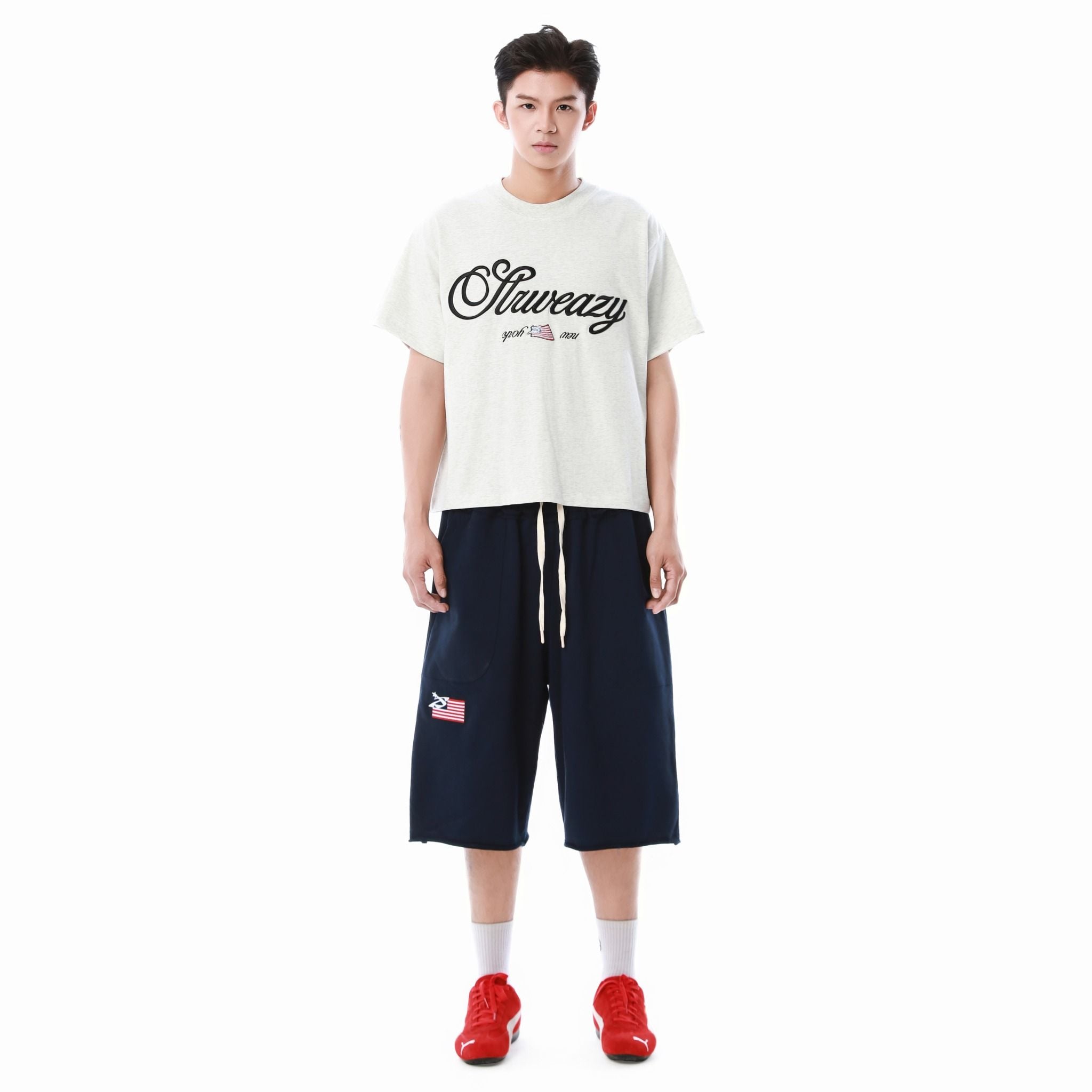  SWE NY BOXY TEE - GRAY 