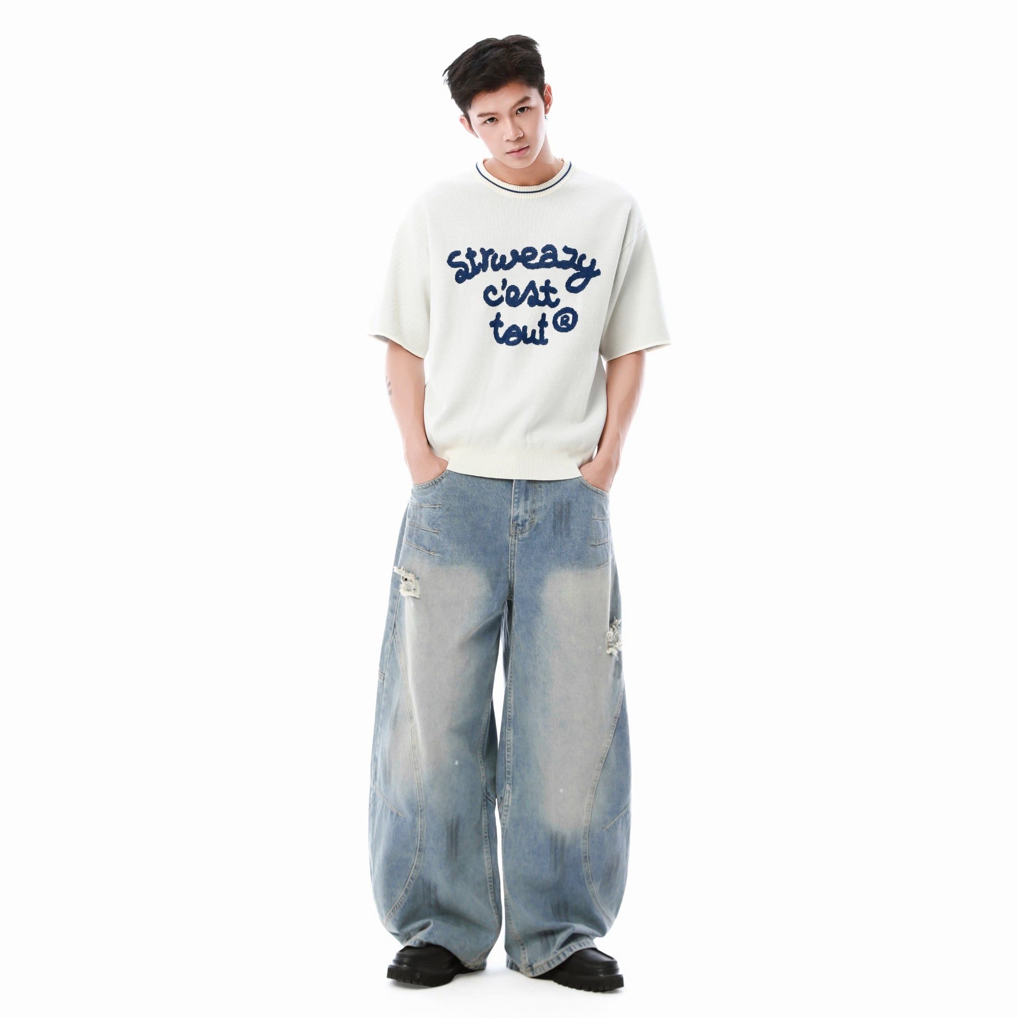  SWE C'EST TOUT KNIT TEE - OFFWHITE 