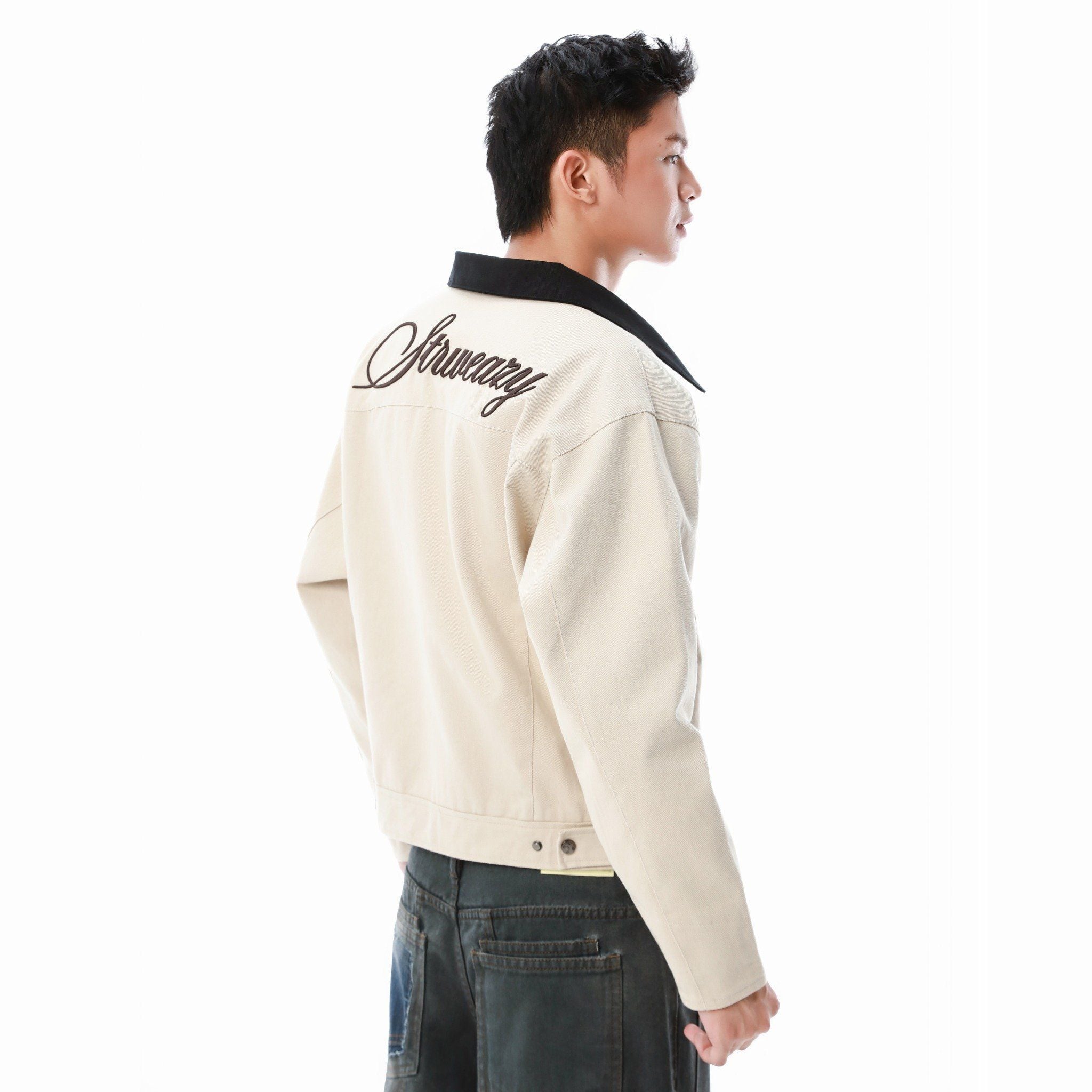  SWE SCRIPT JACKET - BEIGE 