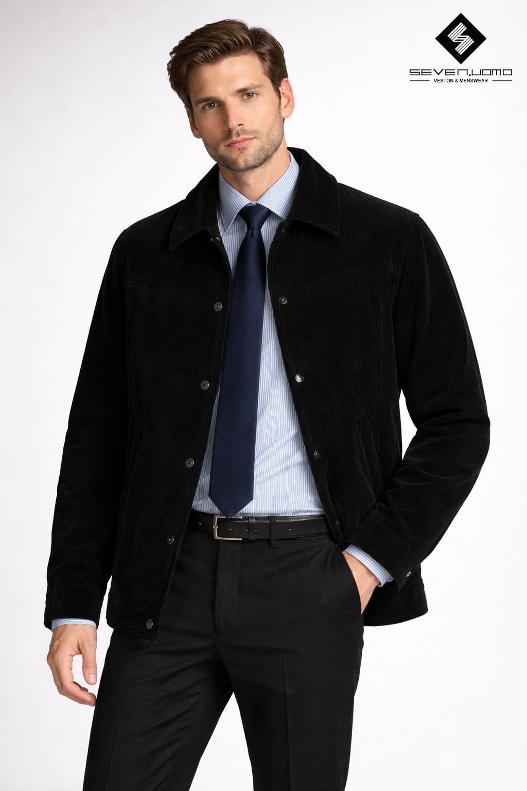 Áo khoác nhung tăm D01