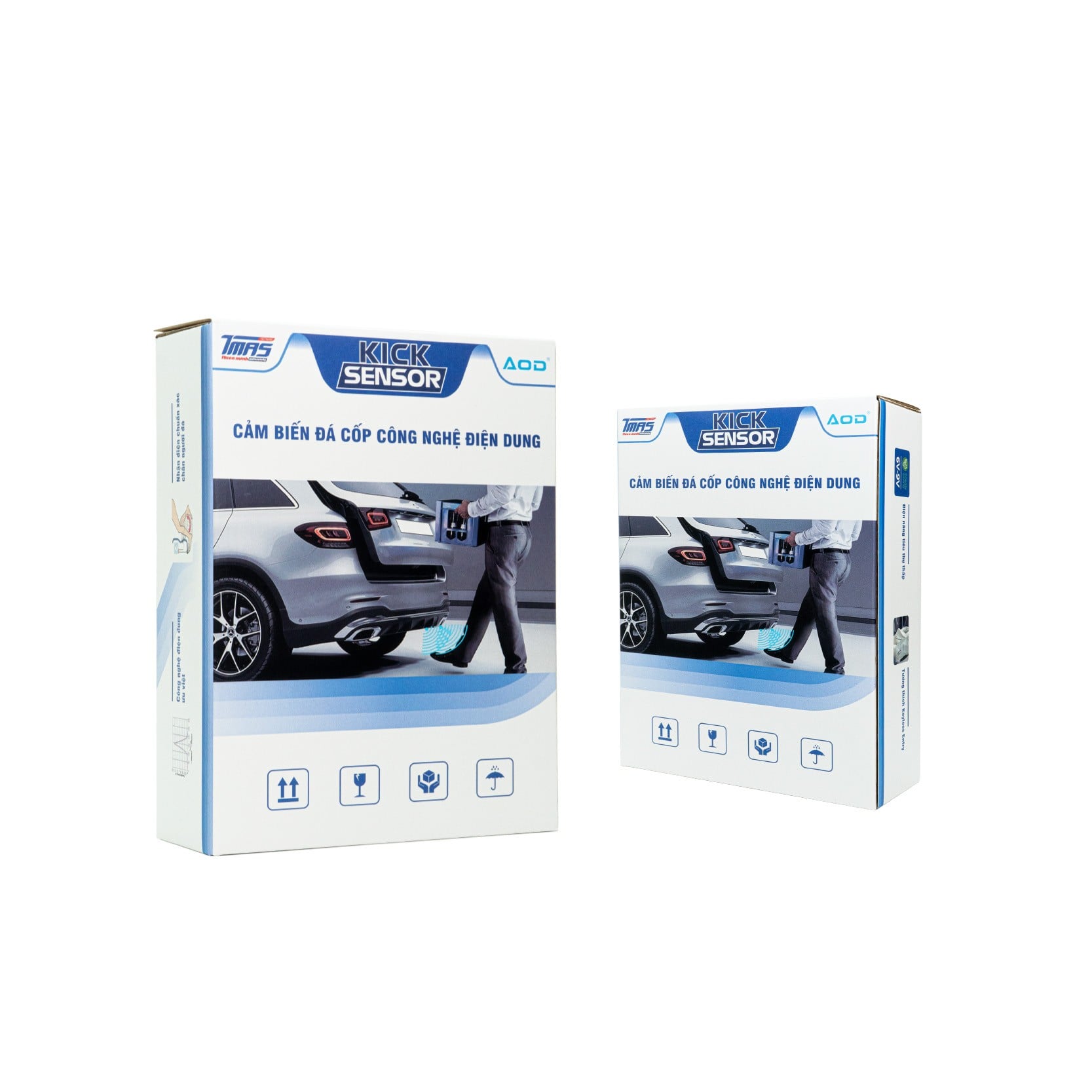 Hộp cảm biến đá cốp Kick Sensor TMAS AOD công nghệ điện dung, chống nước IP67