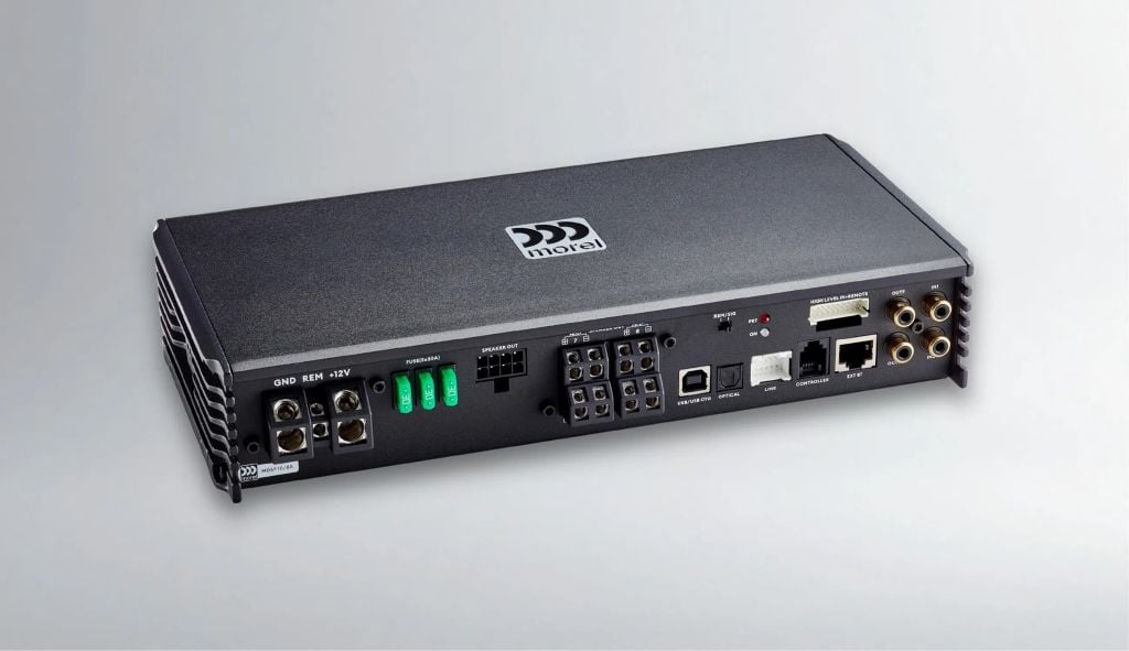 Amply Tích Hợp DSP Ô Tô Morel MDSP10/8A 8 Kênh