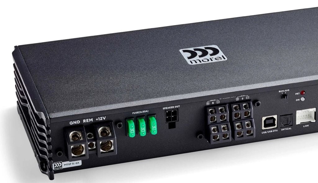 Amply Tích Hợp DSP Ô Tô Morel MDSP8/6A 6 Kênh