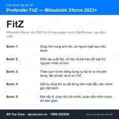 Giảm Xóc Ô Tô Mitsubishi Xforce 2023+ Profender FitZ