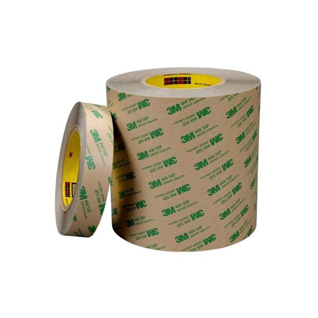 Băng Keo 2 Mặt 3M 468MP Siêu Mỏng 0,13mm Khổ 20cm x 55m