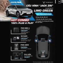 Độ loa ô tô  VinFast Limo Green