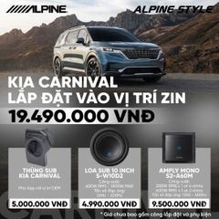 Độ loa ô tô Kia Carnival
