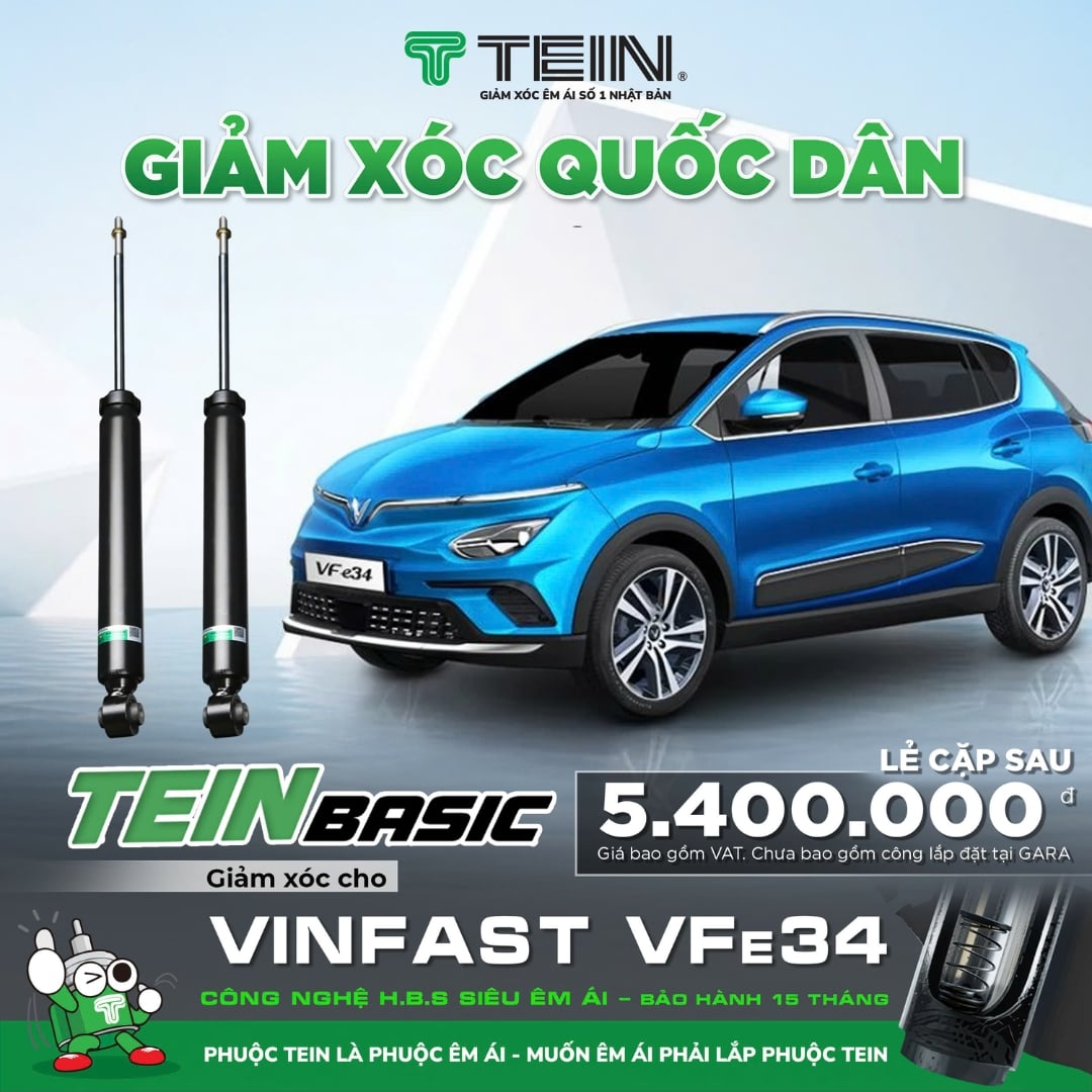 Giảm xóc ô tô Tein Basic VINFAST VFe34