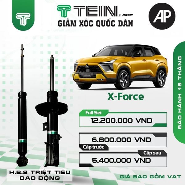 Giảm xóc ô tô Tein Basic MITSUBISHI X-FORCE (2022+)