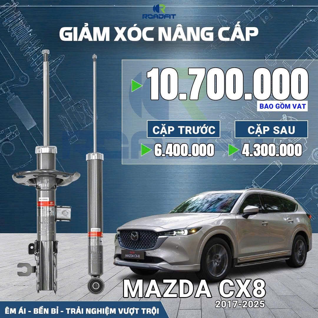 Giảm xóc ô tô Roadfit Mazda CX8 2017-2025