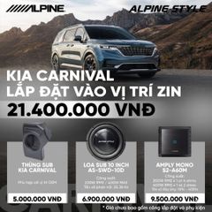 Độ loa ô tô Kia Carnival
