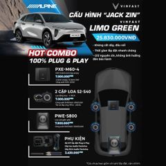 Độ loa ô tô  VinFast Limo Green