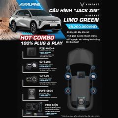 Độ loa ô tô  VinFast Limo Green