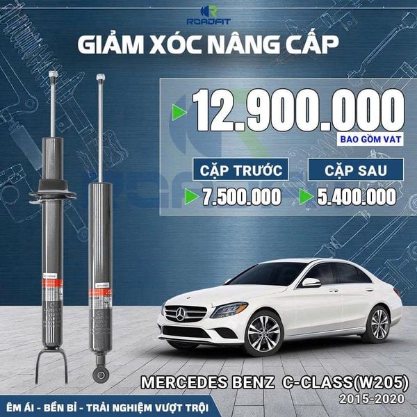 Giảm xóc ô tô Roadfit Mercedes Benz C-Class (W205) 2015-2020