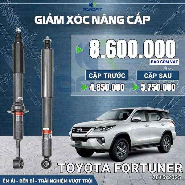 Giảm xóc ô tô Roadfit Toyota Fortuner 2015-2025