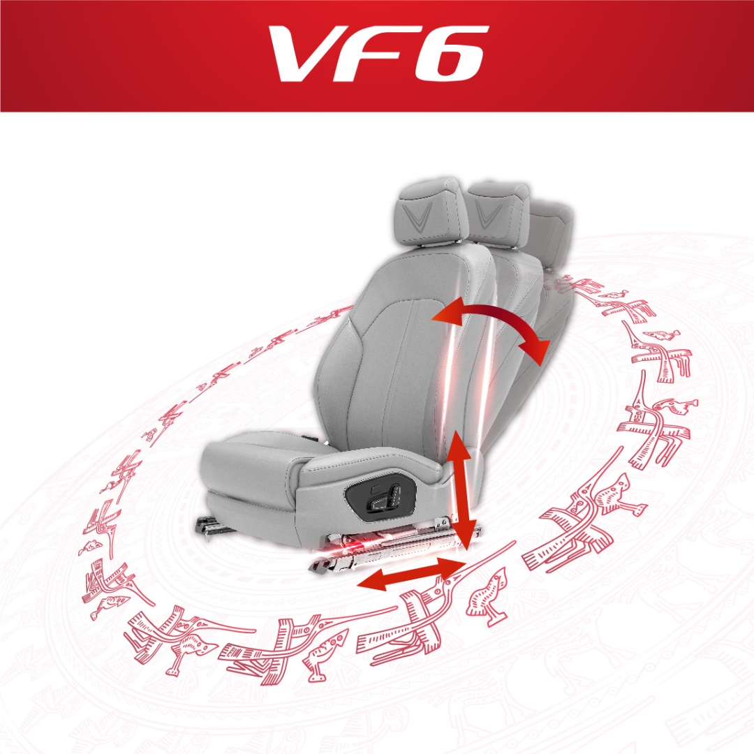 Ghế điện ô tô Vinfast VF6s