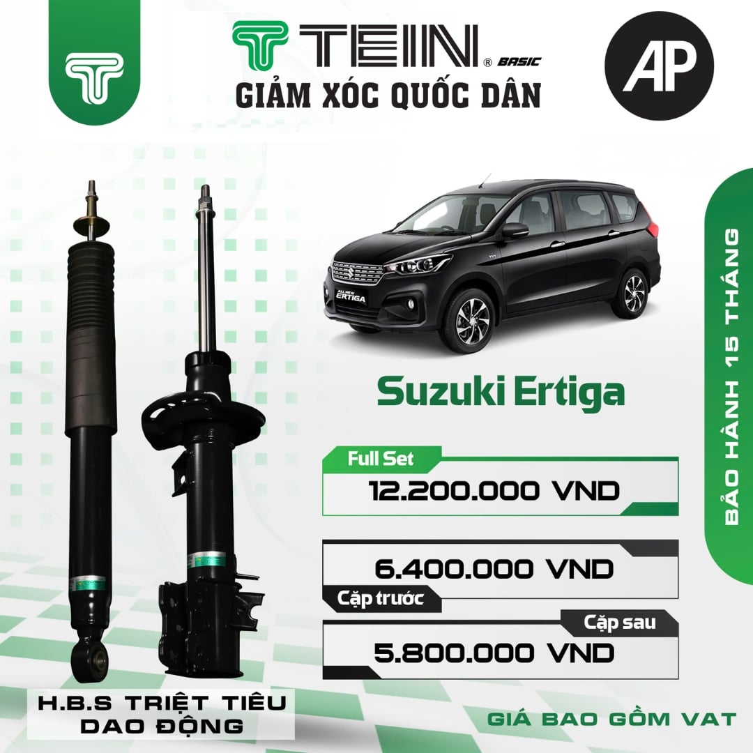 Giảm xóc ô tô Tein Basic SUZUKI ERTIGA (2020+)