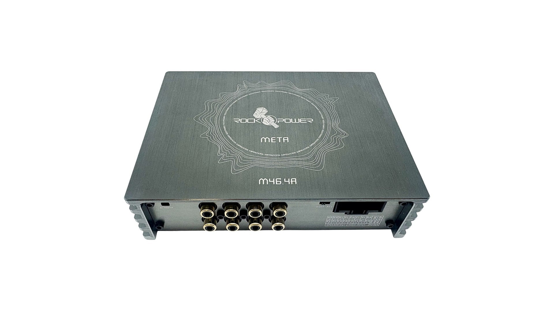 Amply Tích Hợp DSP Ô Tô Rock Power M46.4A 4 Kênh 4x60W