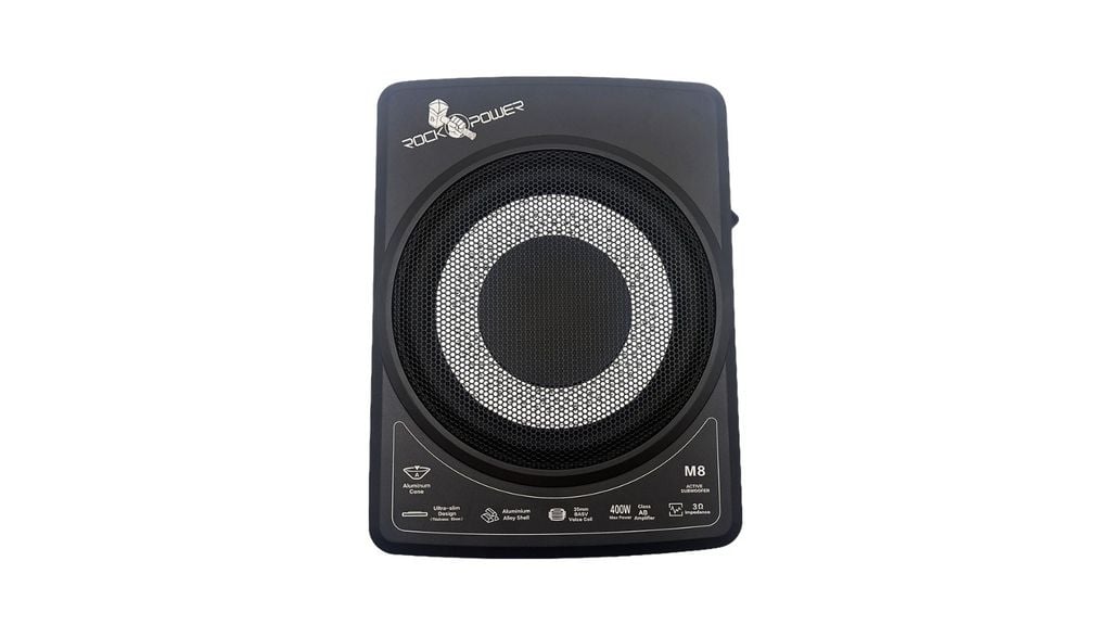 Combo Sub Điện Gầm Ghế Rock Power M8 Tặng Bộ 4 Loa Rainbow EL-C260S