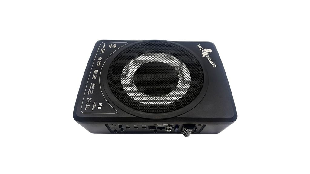 Combo Sub Điện Gầm Ghế Rock Power M8 Tặng Bộ 4 Loa Rainbow EL-C260S