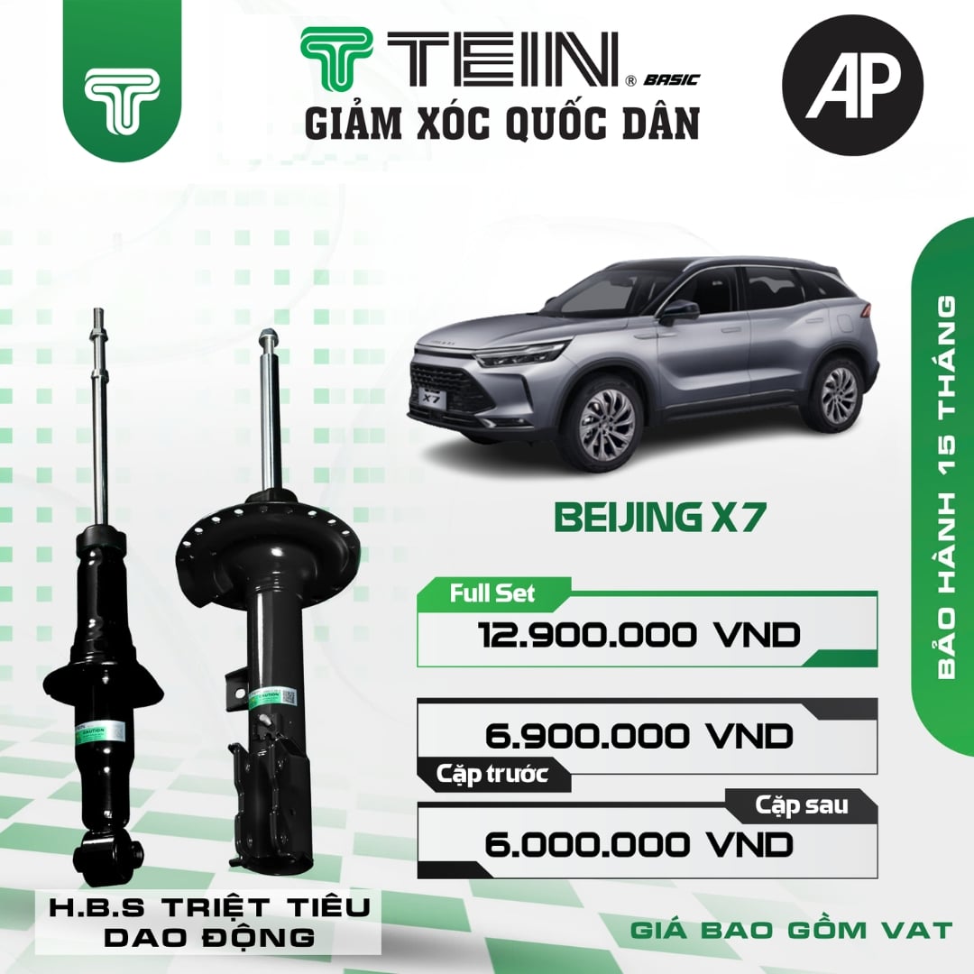 Giảm xóc ô tô Tein Basic  BAIC BEIJING X7