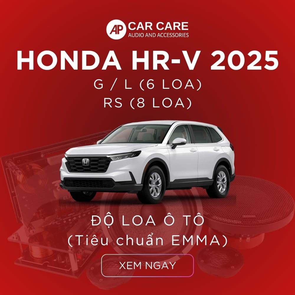Độ loa ô tô Honda HRV 2025 (6 loa - 8 loa)