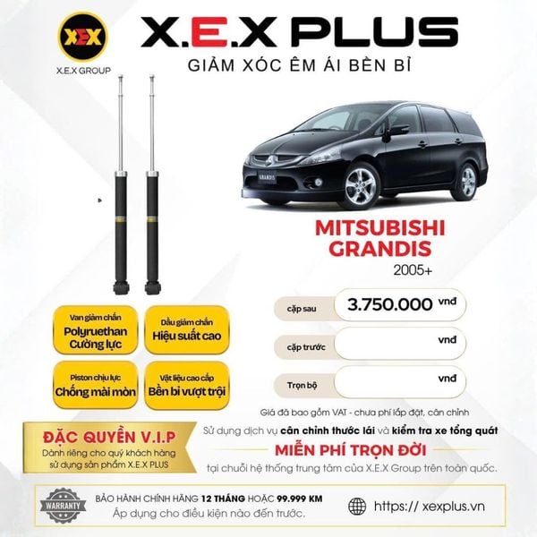 Giảm xóc ô tô XEX Plus Mitsubishi Grandis 2005+