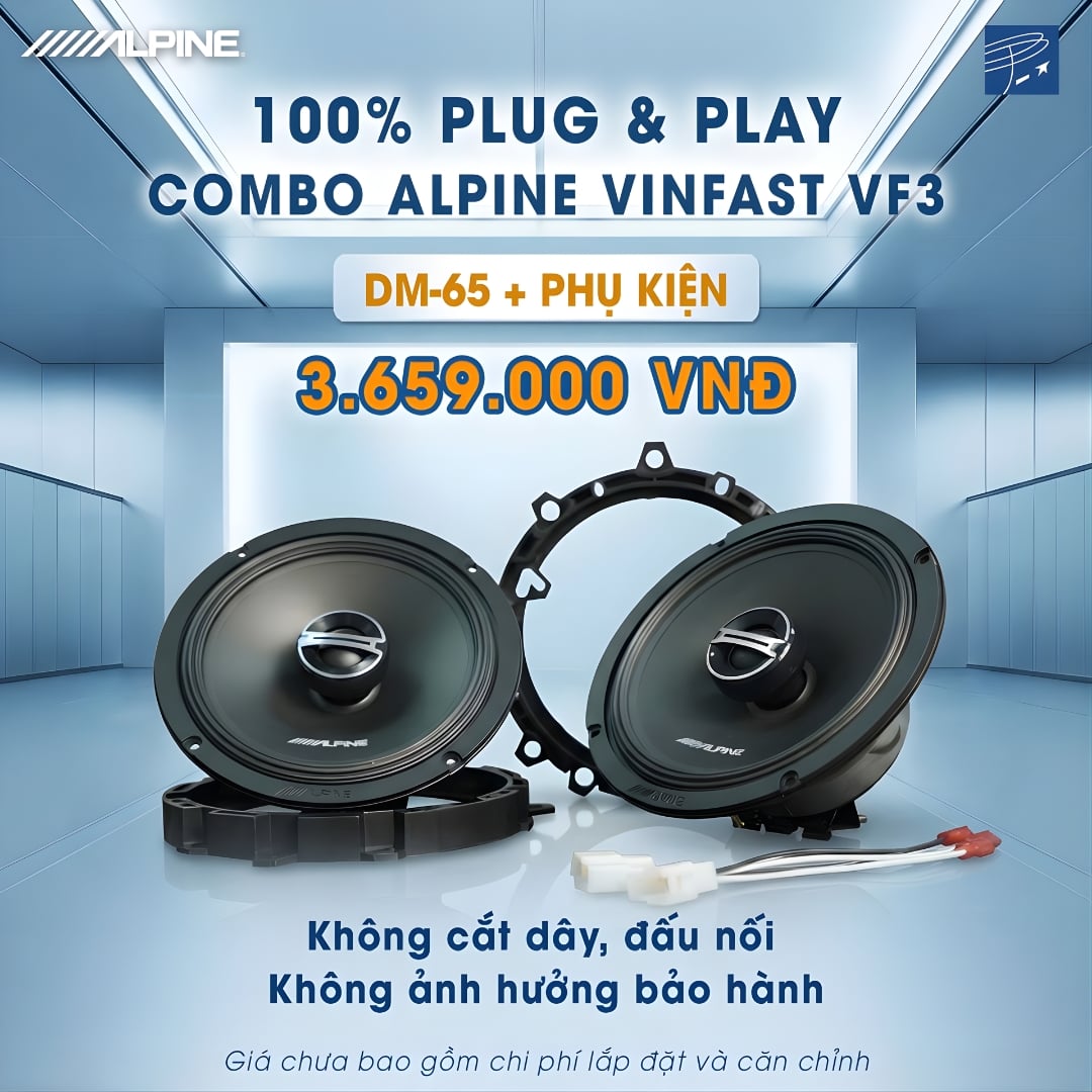 Độ loa ô tô Vinfast VF3