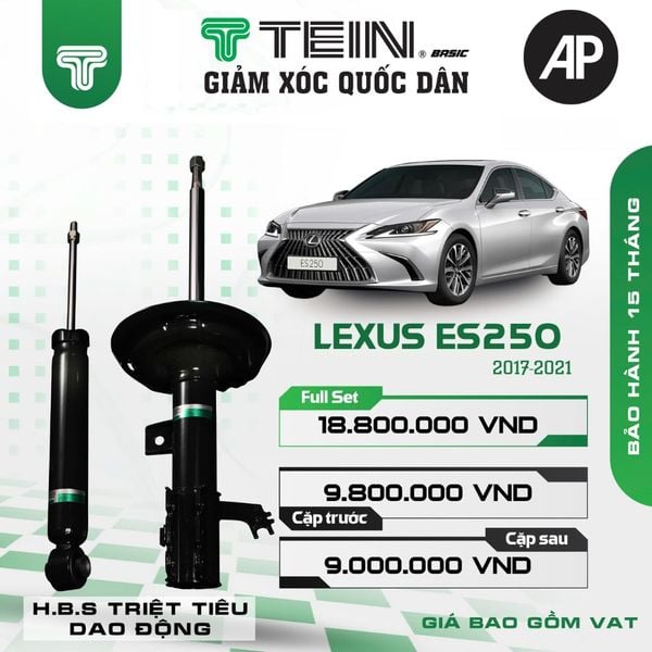 Giảm xóc ô tô Tein Basic LEXUS ES250 (2017-2021)