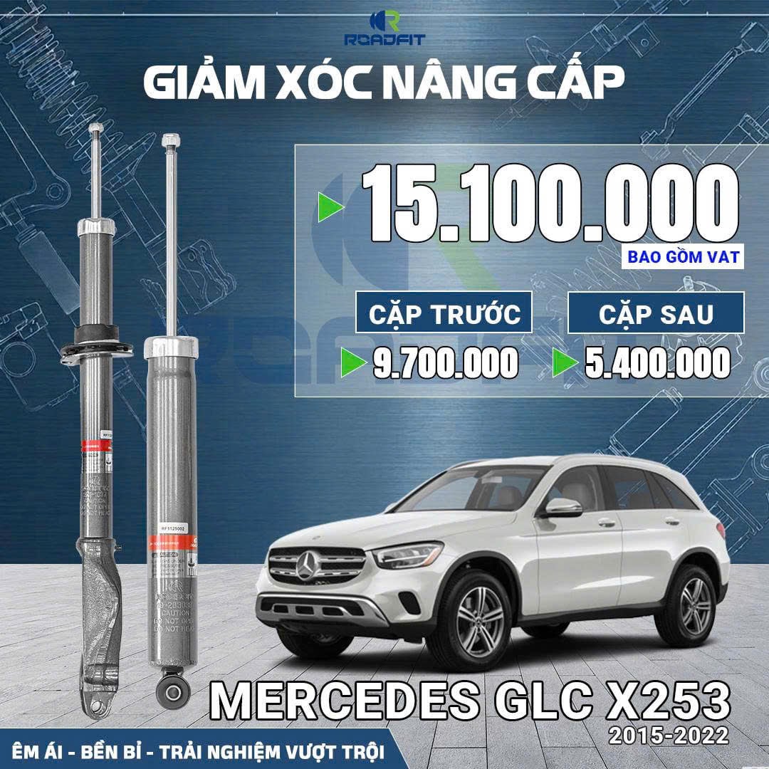 Giảm xóc ô tô Roadfit Mercedes GLC X253 2015-2022