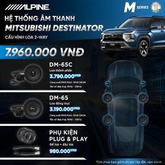 Độ loa ô tô Mitsubishi Destinator