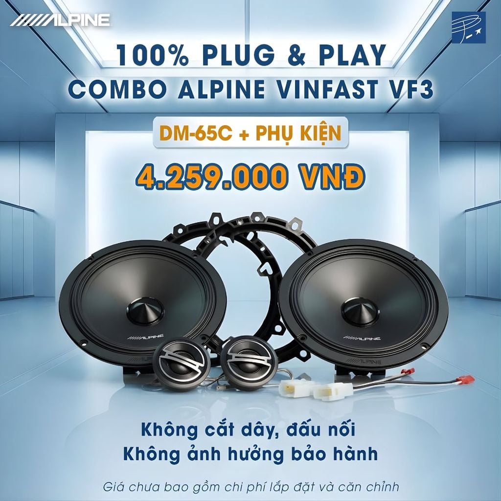 Độ loa ô tô Vinfast VF3