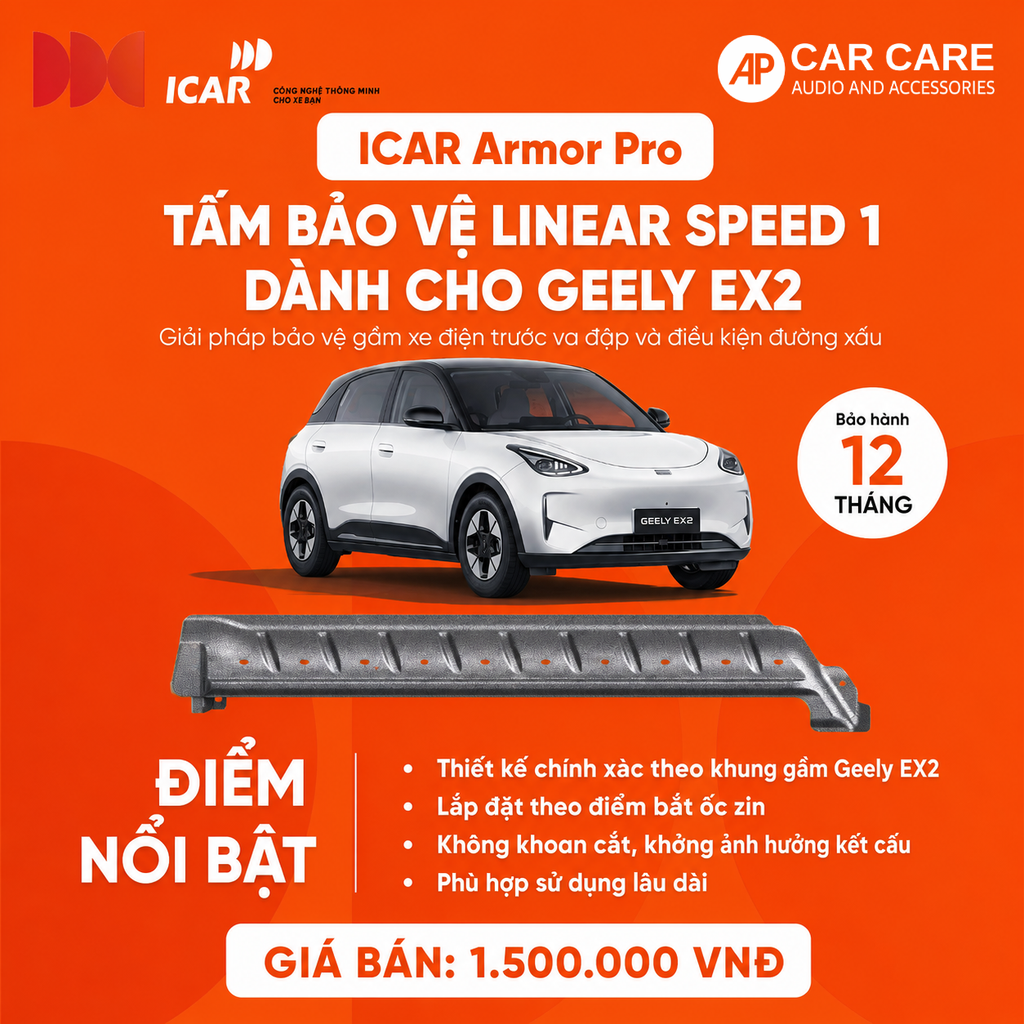 Icar Tấm Bảo Vệ Pin Geely EX2 | Bảo vệ pin toàn diện