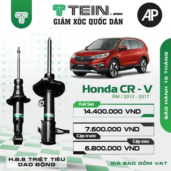 Giảm xóc ô tô Tein Basic HONDA CR-V RM (2012-2017)