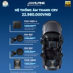 Độ loa ô tô Honda CR-V