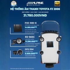 Độ loa ô tô Toyota FJ 2006