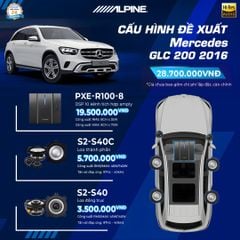Độ loa ô tô Mercedes GLC 200