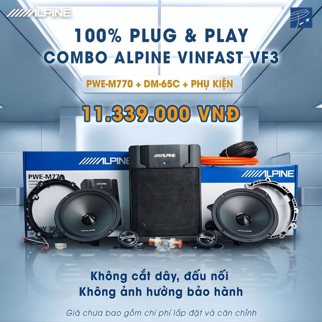 Độ loa ô tô Vinfast VF3