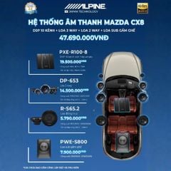 Độ loa ô tô Mazda CX-8