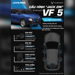 Độ loa ô tô Vinfast VF 5