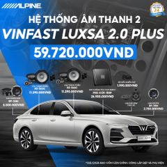 Độ loa ô tô Vinfast LuxSA