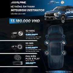 Độ loa ô tô Mitsubishi Destinator