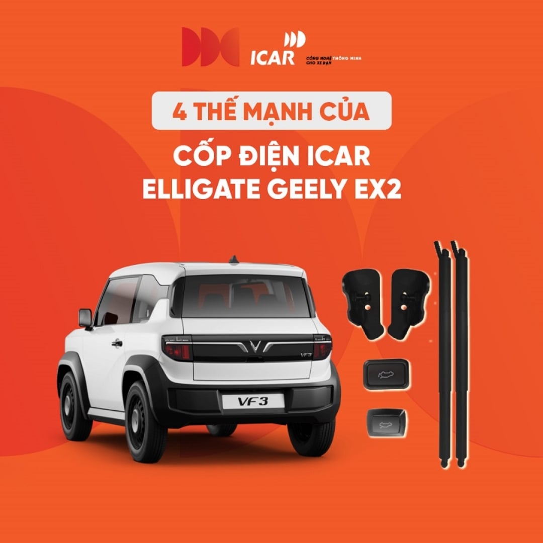 Cốp Điện Ô Tô Elligate ICAR VinFast VF3
